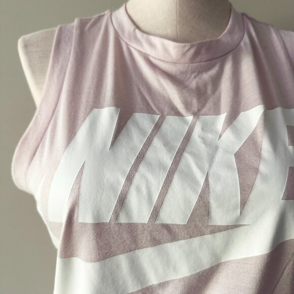 Nike Muscle Tank Top Light Pink Womens Size XS Sleeveless Tee - Picture 4 of 7